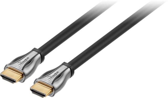 Front. Rocketfish™ - 2' 8K Ultra High Speed HDMI® 2.1 Certified Cable - Black.