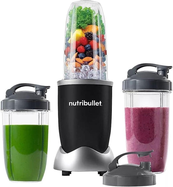 NutriBullet - Pro 900W Single-Serve Blender - Black Stainless Steel