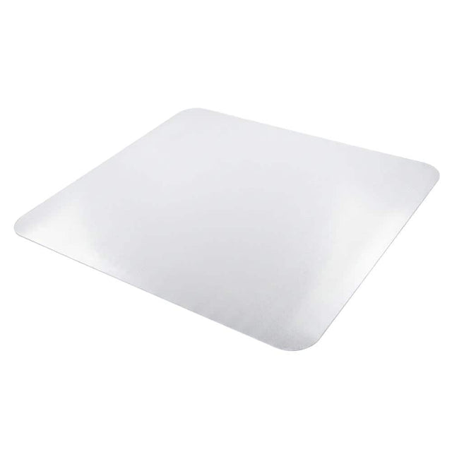 Front. Floortex - Vinyl Rectangular Chair Mat for Hard Floor - 48" x 60" - Clear.