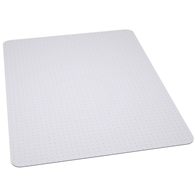 Front. Emma + Oliver - 36'' x 48'' Carpet Chair Mat - Clear.