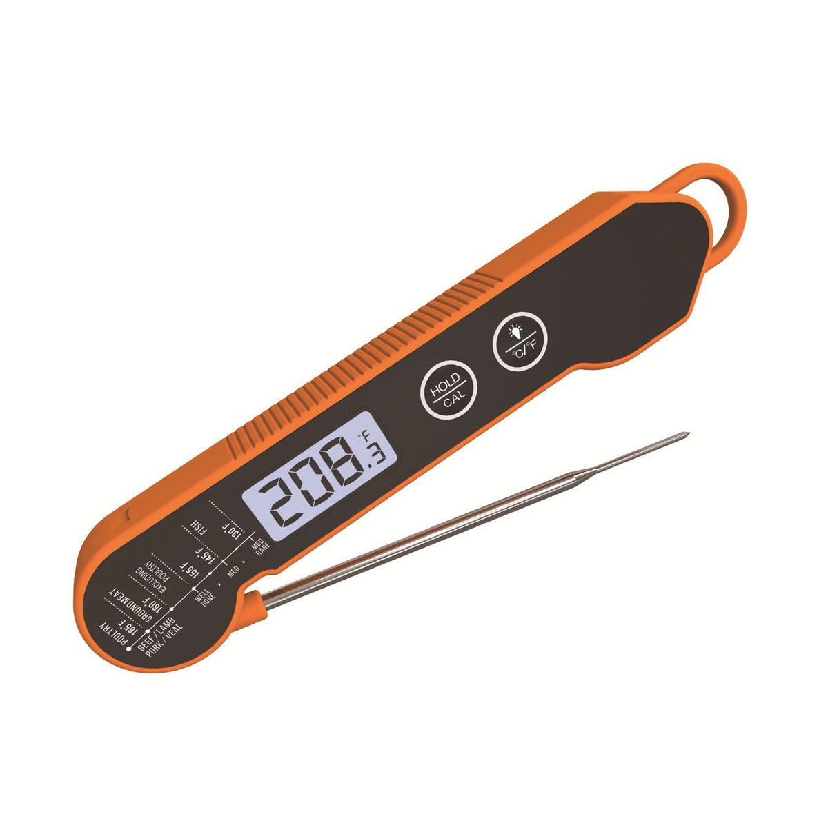 COWIN - Digital Meat Thermometer for Cooking LCD Screen - Black
