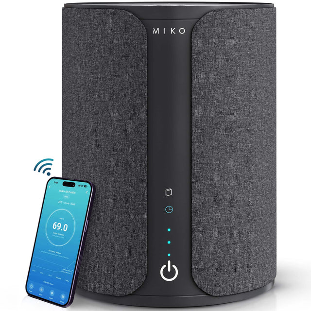 MIKO

Air Purifier

26°C / 69°F / Good

69.0

PM2.5

Air Quality Index