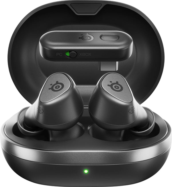 SteelSeries - Arctis GameBuds True Wireless In-Ear Gaming Buds - 2.4GHz/Bluetooth for XBOX One, XBOX X/S, PS5/PS4, PC, Switch/Switch 2 - Black