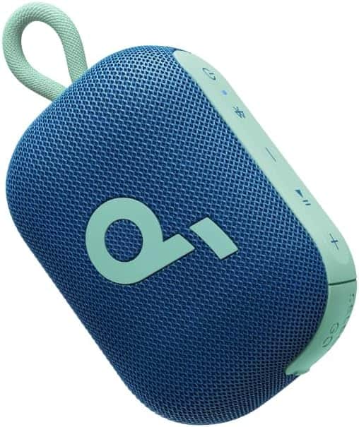 Front. Soundcore - by Anker Select 4 Go IP67 Waterproof-Dustproof Floatable Ultra-Portable Bluetooth Speaker with 20H Playtime - Blue.
