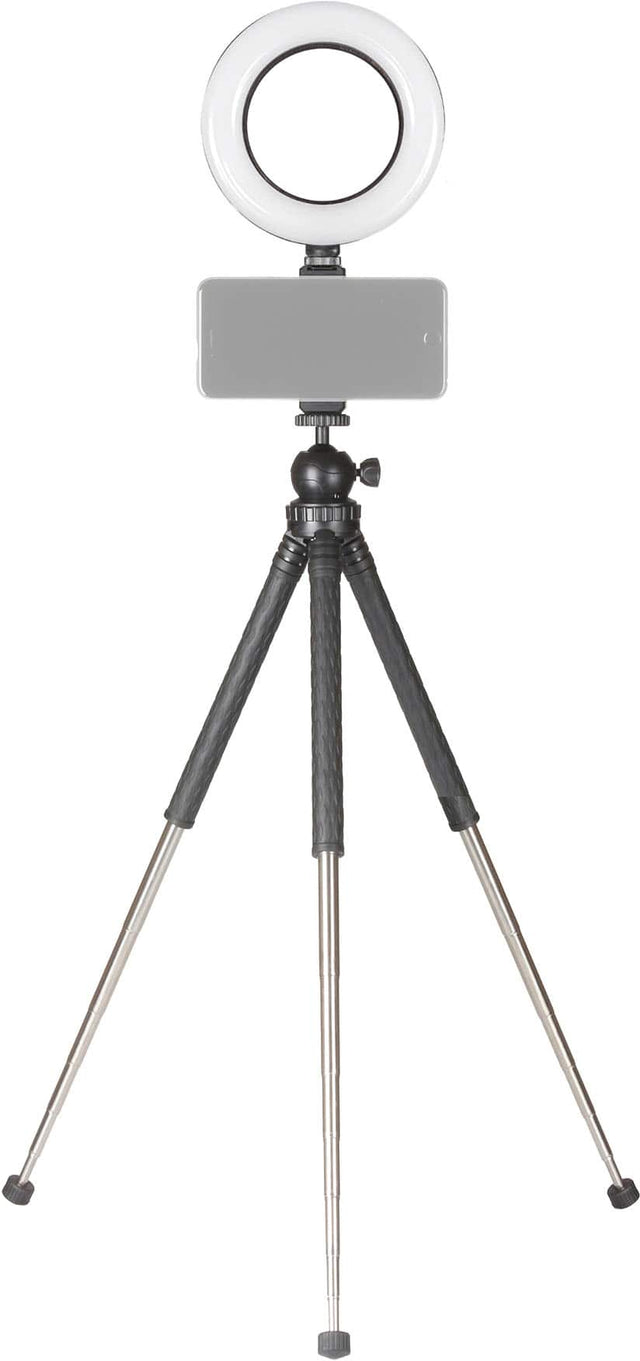 Angle. Sunpak - Portable Vlogging Kit for Smartphones - Black.