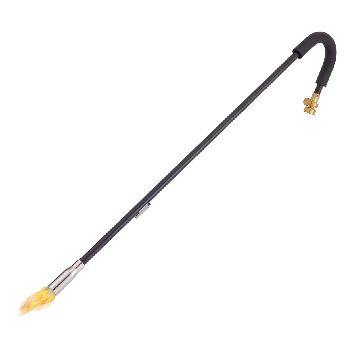 Ivation - Mini Propane Torch with Self Igniter, 24,000 BTU Handheld Weed Burner Tool - Black