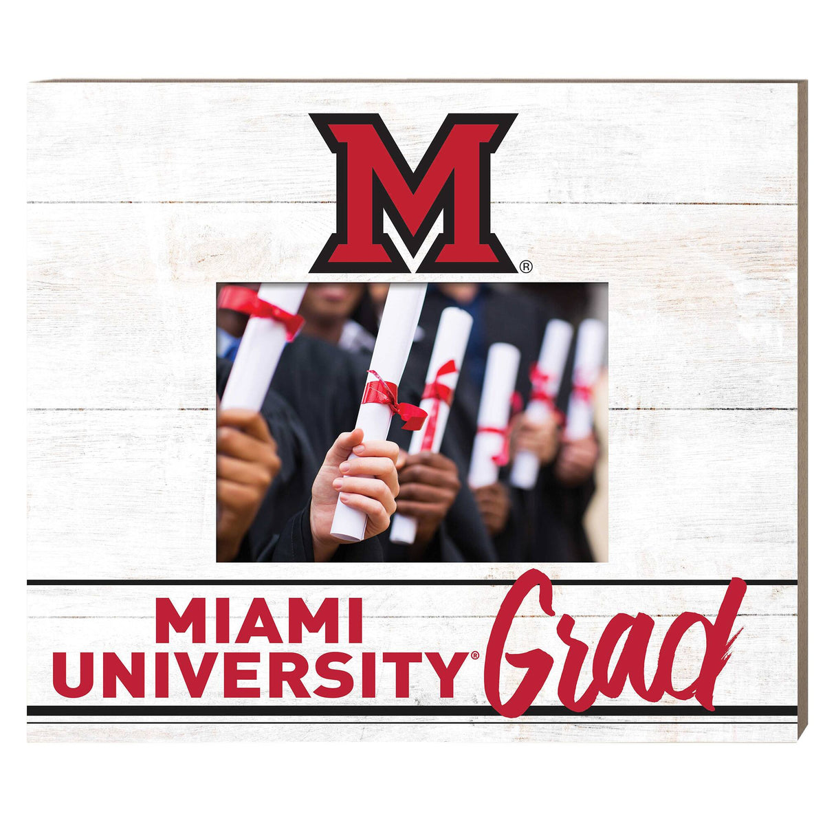 Jardine - Miami University RedHawks 11'' x 13'' Grad Picture Frame - White