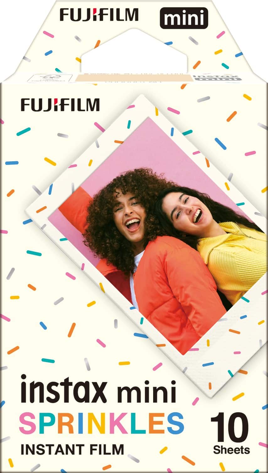 Fujifilm - instax mini Specialty Instant Film 10pk - Sprinkles