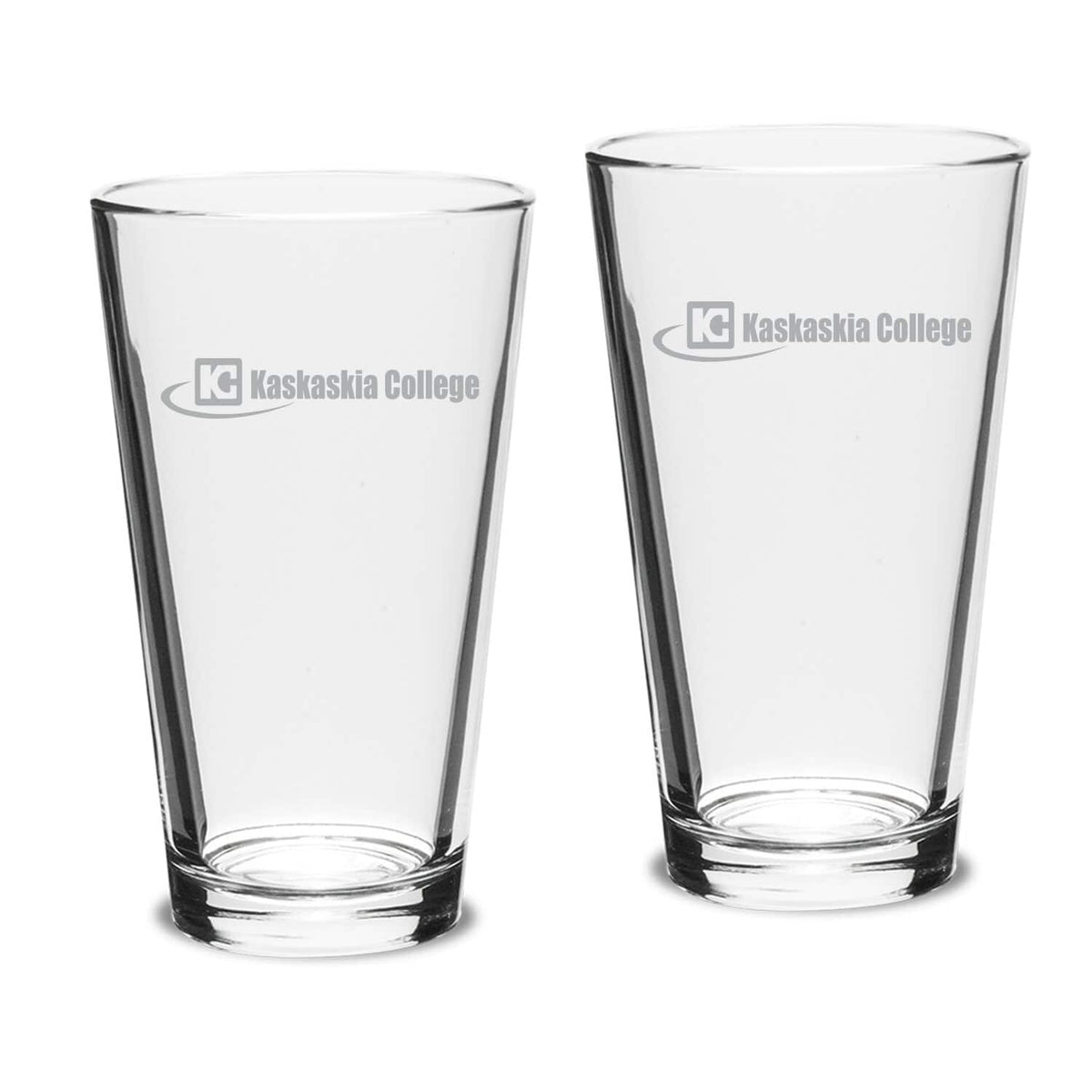 Jardine - Kaskaskia College Blue Devils Two-Piece 16oz. Classic Pub Glass Set - Multicolor
