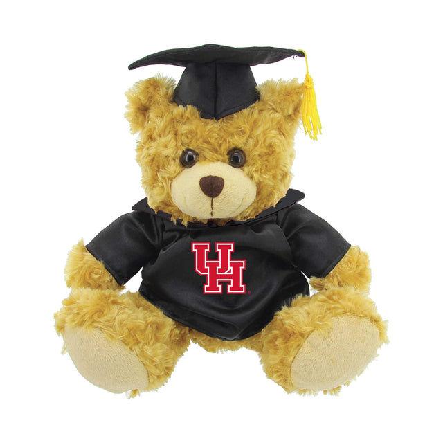 Front. Jardine - Houston Cougars 12'' Graduation Plush Bear - Oatmeal.