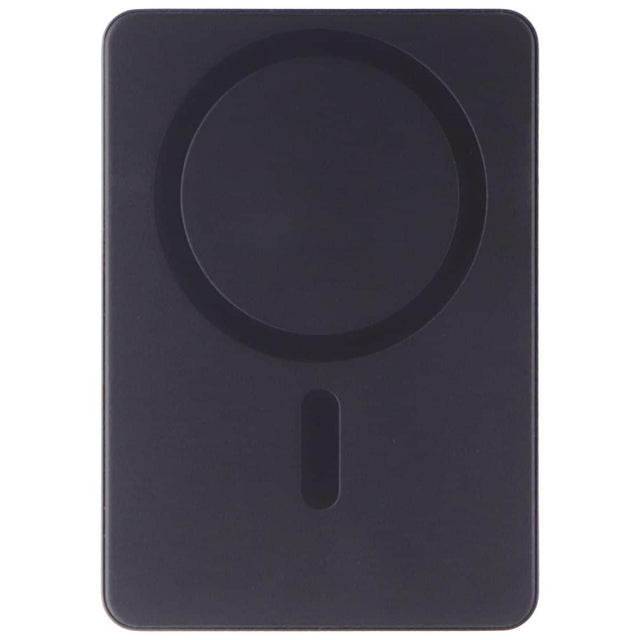 Front. mophie - Wireless 10,000mAh Powerstation - Power Bank with Stand - Black.