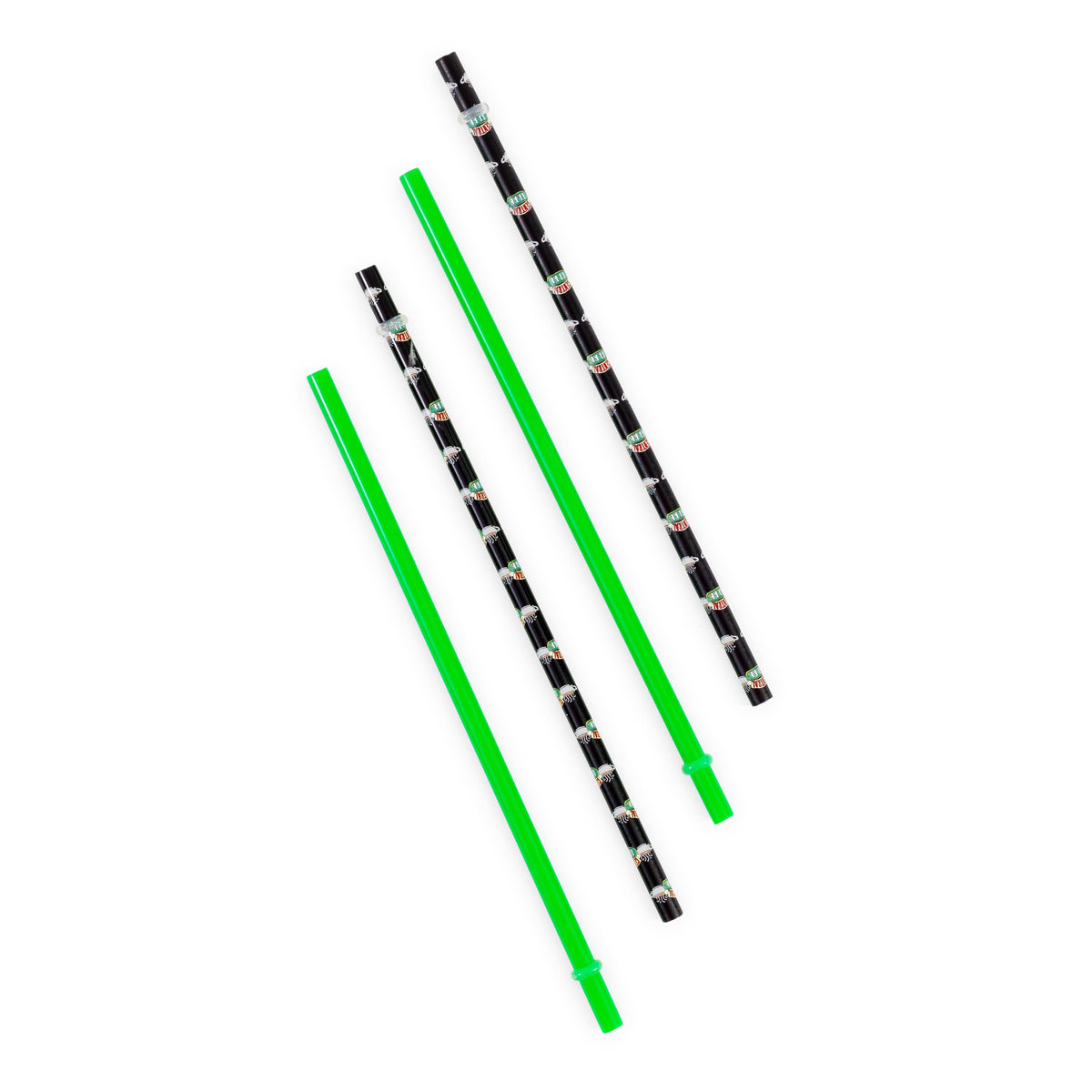 Silver Buffalo - Friends Central Perk Reusable Plastic Straws | Set of 4 - Green