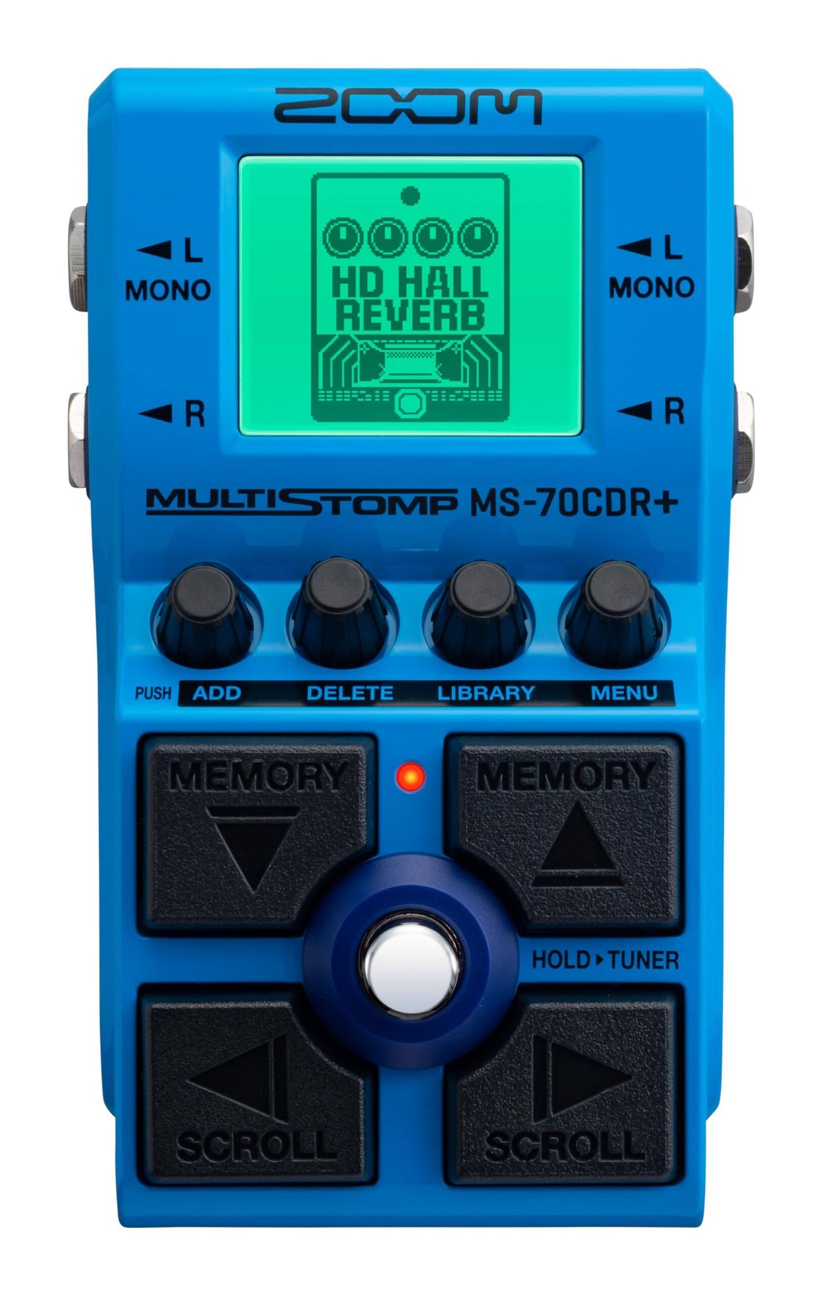 Zoom - MS-70CDR+ MultiStomp Guitar Effects Pedal with Over 140 Effects Featuring Choruses, Delays, Reverbs - Black