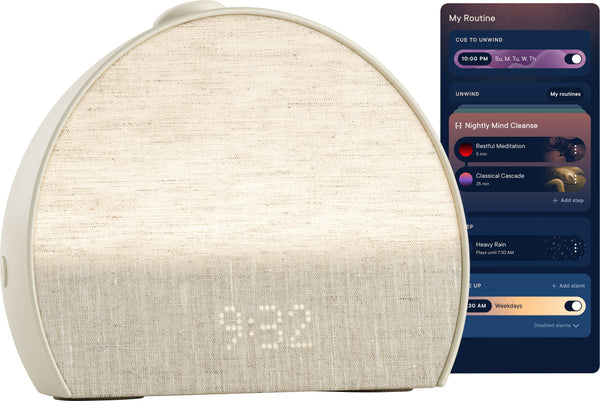 Hatch - Restore 3 Sunrise Alarm Clock, Sound Machine and Smart Light - Putty