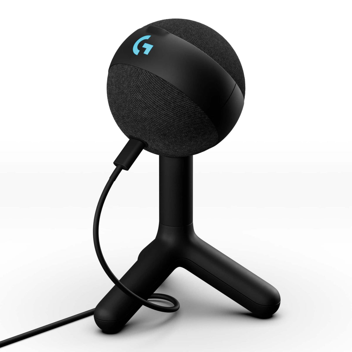 Logitech - Yeti Orb Wired Cardioid Condenser Gaming Microphone with LIGHTSYNC RGB Lights - Black