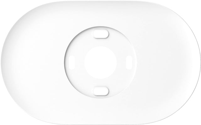 Front. Google - Nest Thermostat Trim Kit - Snow.