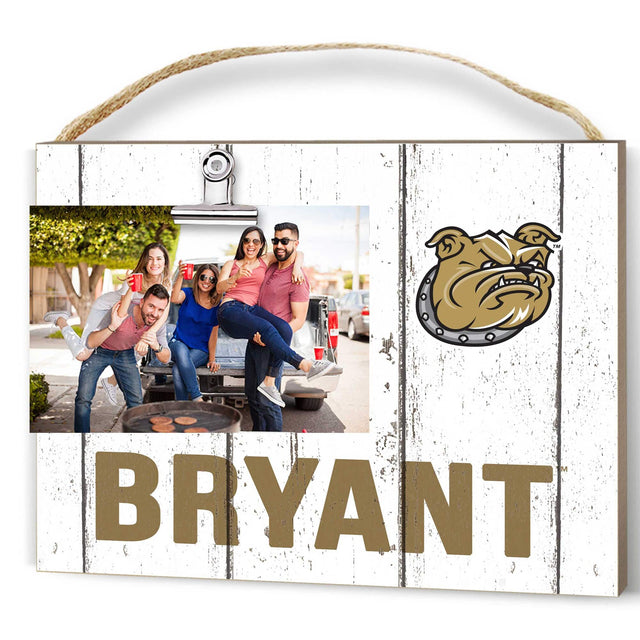 Front. Jardine - Bryant Bulldogs 8" x 10" Weathered Clip It Frame - White.