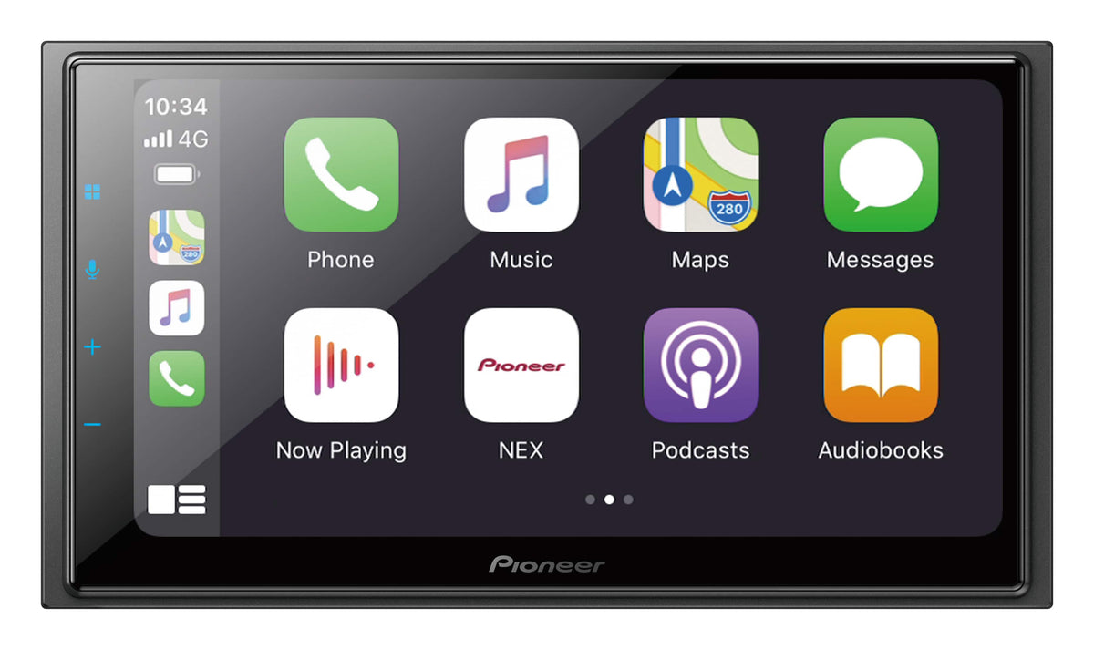 Pioneer - DMH-W4660NEX 6.8" Digital Media Receiver - Wireless Apple CarPlay & Android Auto - Black