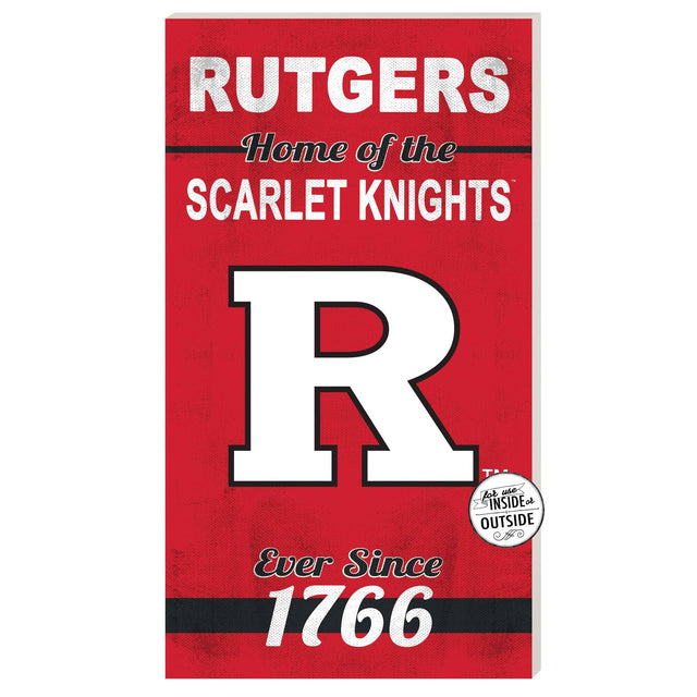 RUTGERS  
Home of the SCARLET KNIGHTS  
R  
Ever Since 1766  
For use INSIDE or OUTSIDE