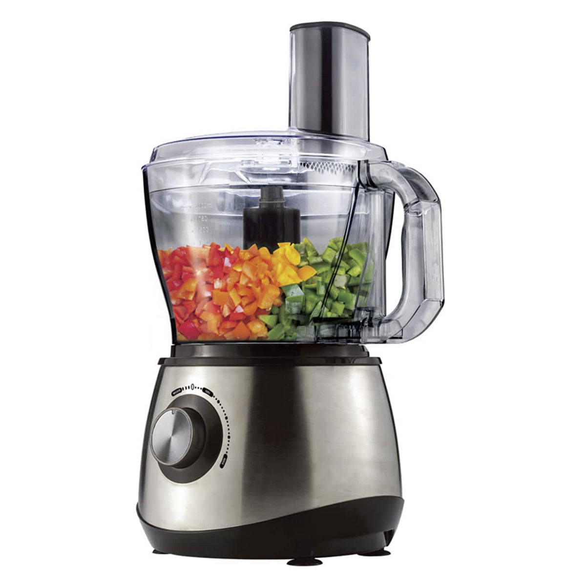 Brentwood - Select 8-Cup Food Processor, Stainless Steel - Silver