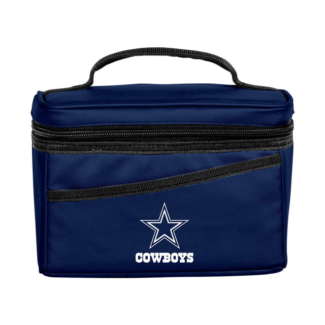Front. Logo Brands - Dallas Cowboys 6-Can Flex Cooler - Navy.