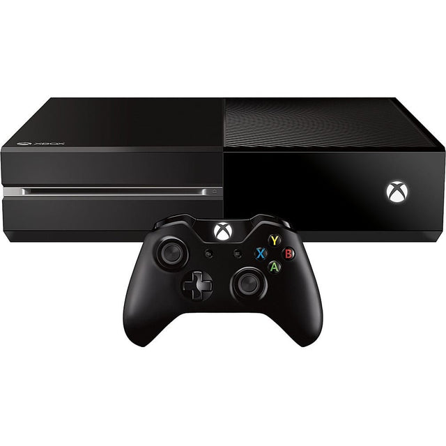 Front. Microsoft - Geek Squad Certified Refurbished Xbox One Console - Black.
