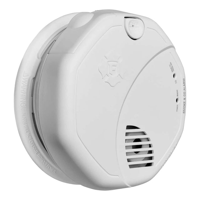 TEST SILENCE WARNING! ALARM WILL NOT OPERATE WITHOUT POWER. F WN TO i M CO I POWER ALARM & SMOKE