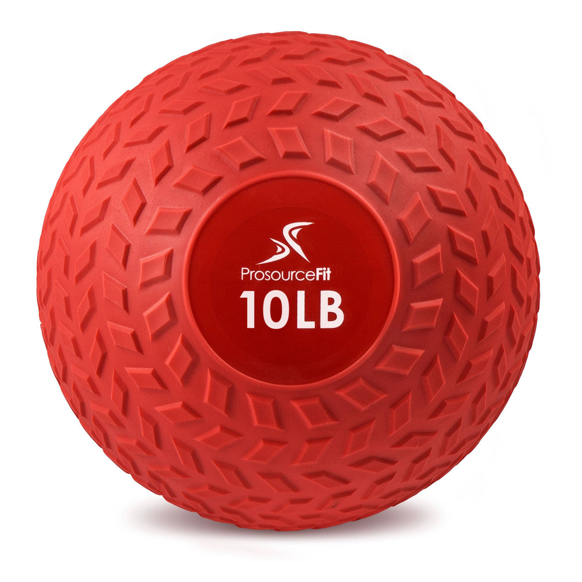 ProsourceFit - Tread Slam Ball, 10 lbs - Red
