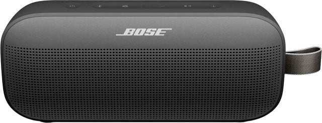 Front. Bose - SoundLink Flex (2nd Gen) Portable Bluetooth Speaker with Waterproof / Dustproof Design - Black.
