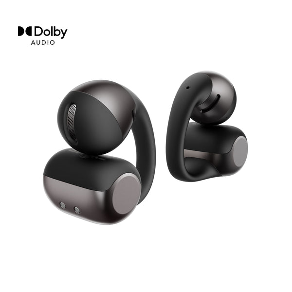 Shokz - OpenDots 2 Open-Ear Clip-On True Wireless Bluetooth Earbuds - Black