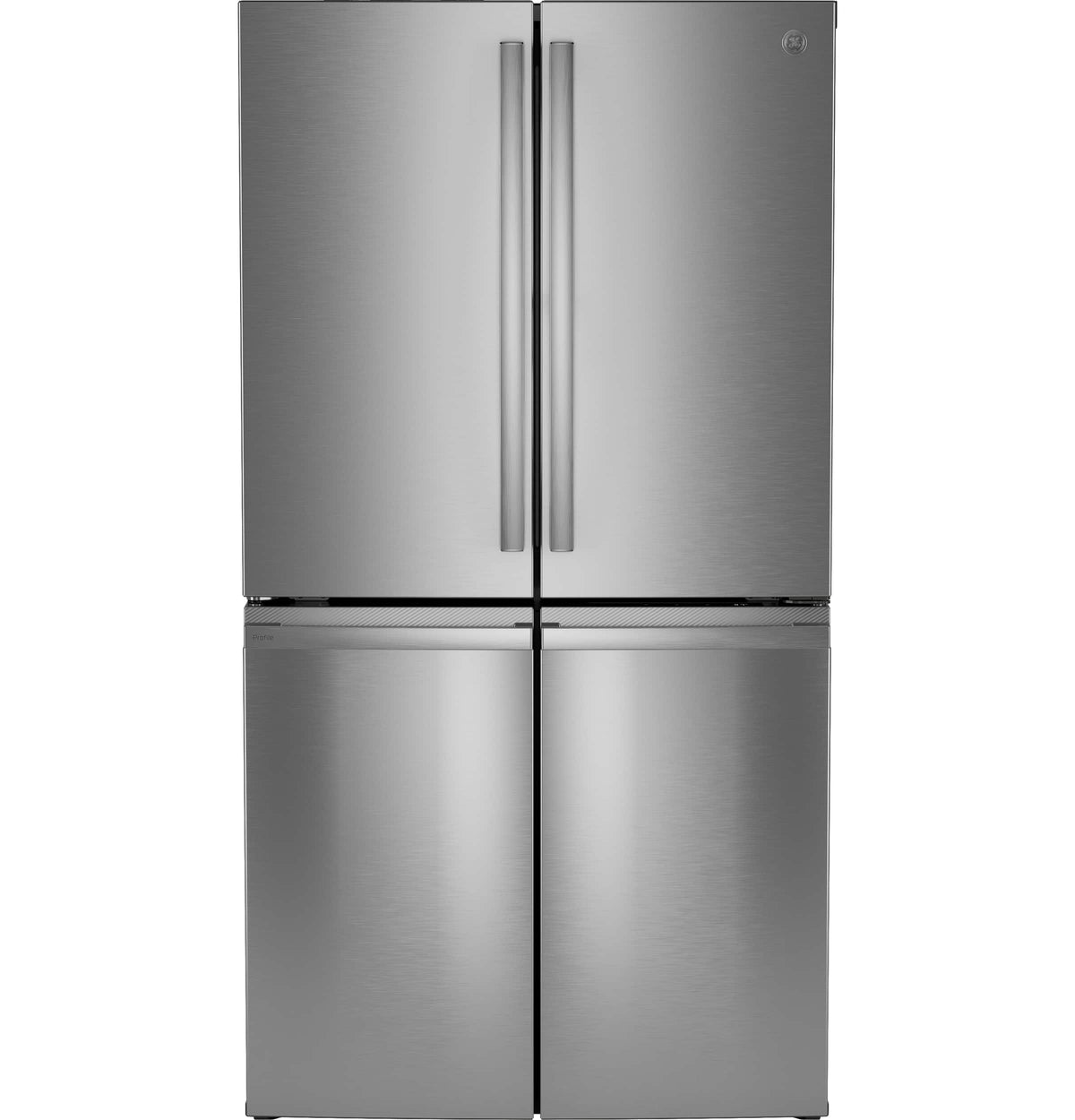 GE Profile - 36 in. Wide 28.3 Cu. Ft. 4-Door French Door Smart Refrigerator with Dual-Dispense AutoFill Pitcher - Stainless Steel