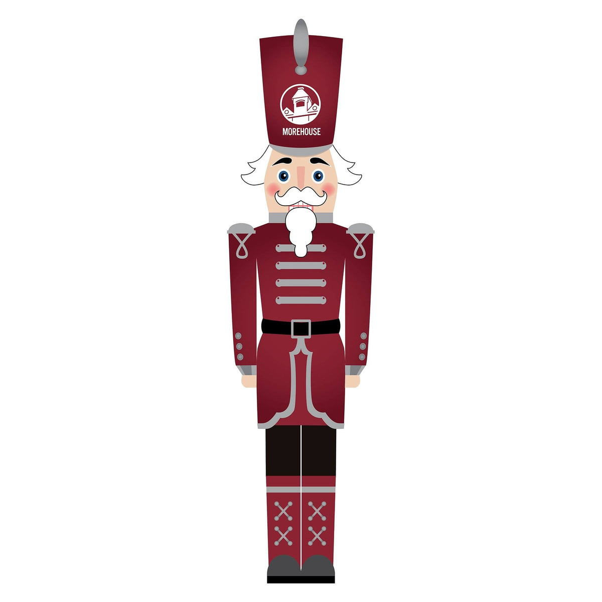 Fan Creations - Morehouse Maroon Tigers 46" Nutcracker Leaner - Multicolor