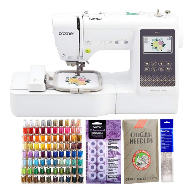 brother SE700 Embroidery & Sewing

brother 10 Pre-wound REUSABLE Plastic Bobbins

brother ORGAN NEEDLES

ORGAN NEEDLE CO., LTD.