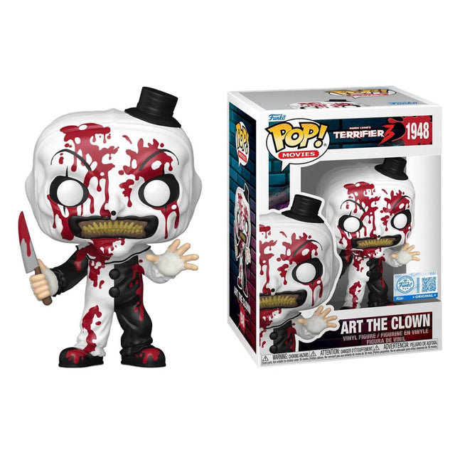 Funko POP! Movies - Terrifier 1948 - Art the Clown Vinyl Figure / Figurine en Vinyle / Figura de Vinil

Warning: Choking Hazard - Small parts. Not for children under 3 years.