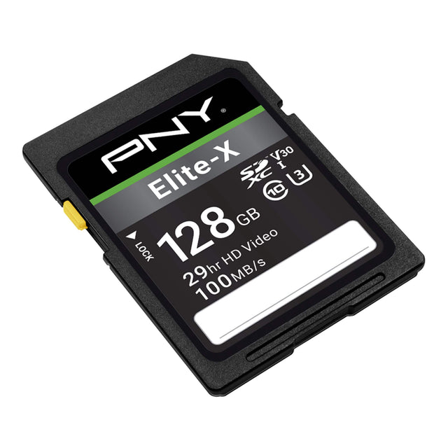 PNY Elite-X V30 128GB 29hr 100MB/s HD Video