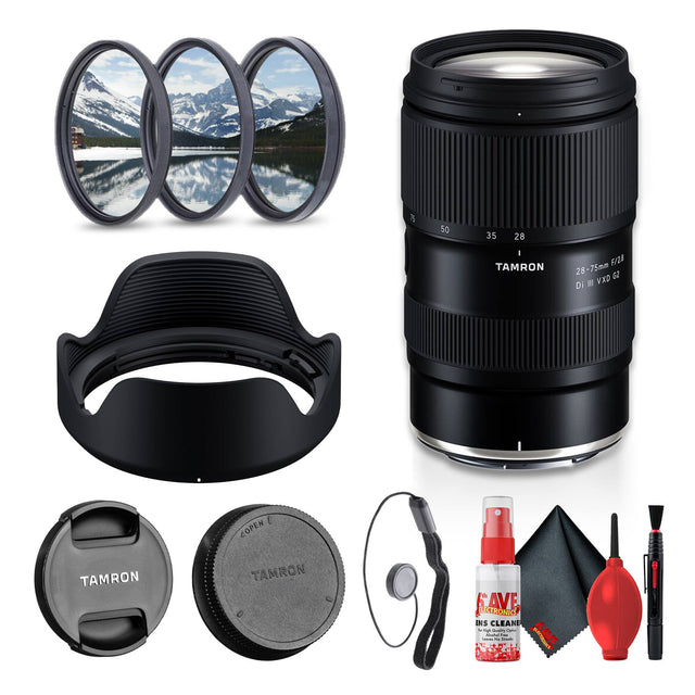 1 50 35 28 I TAMRON F/2 28-75mm 62 DI N VXD E COPEN TAMRON TAMRON C SAVE LECTRONIC INS CLEANE & m a - - VH - - Aoks