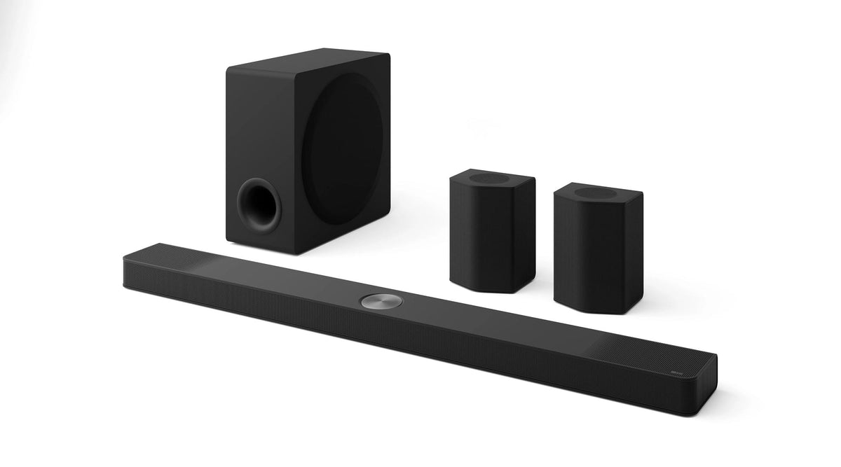 LG - 9.1.5-Channel S95TR Home Theater Soundbar with Wireless Subwoofer and Rear Speakers, Dolby Atmos, WOW Orchestra - Black