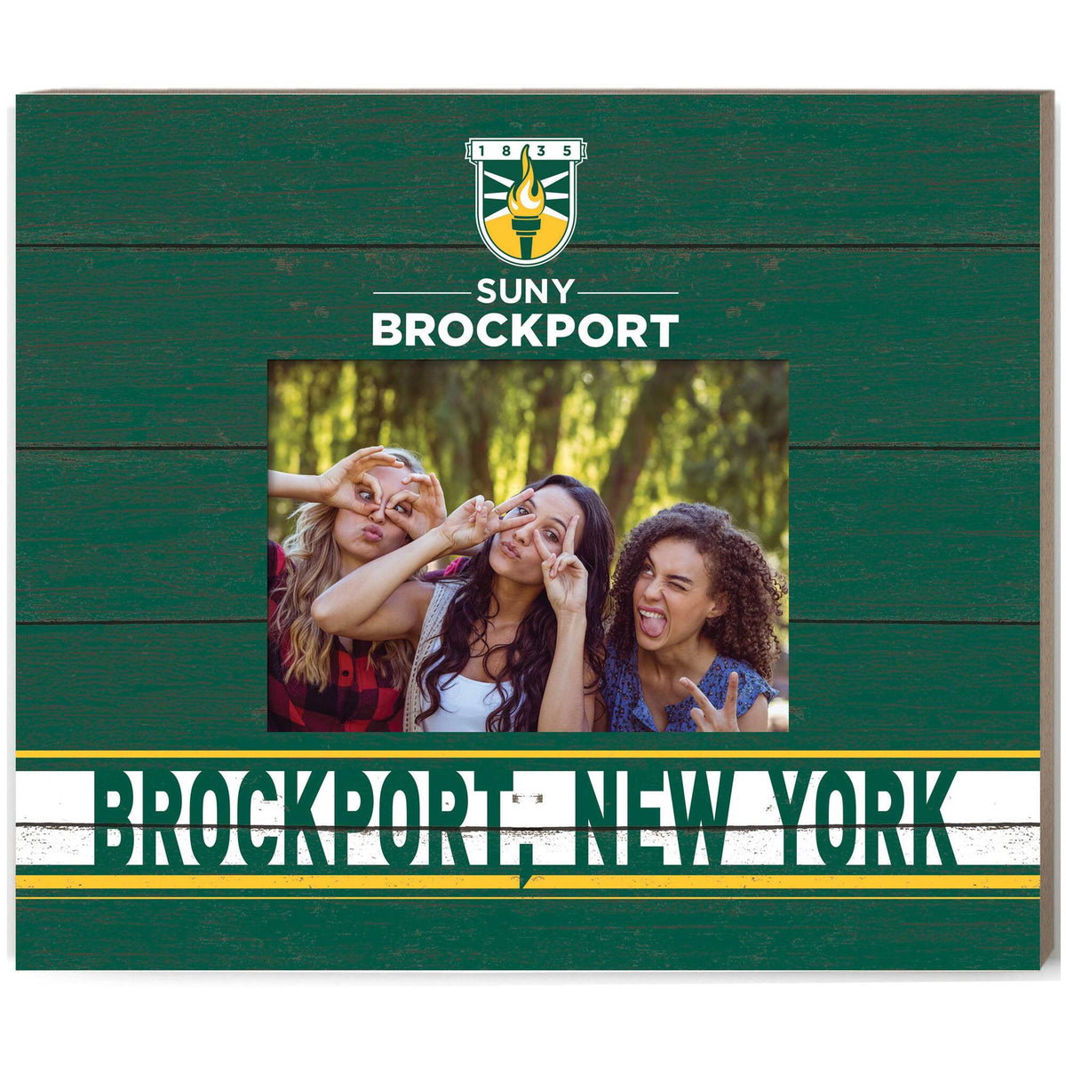 Jardine - SUNY Brockport Golden Eagles 11'' x 13'' Team Spirit Scholastic Picture Frame - Green