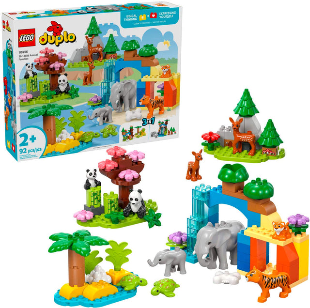 LEGO DUPLO 10445 Twilight Wildlife Parade EXPRESSING YOURSELF THINKING ABOUT CARE AND MAKE 2+ 92 pcs/pzs - 3m1 10