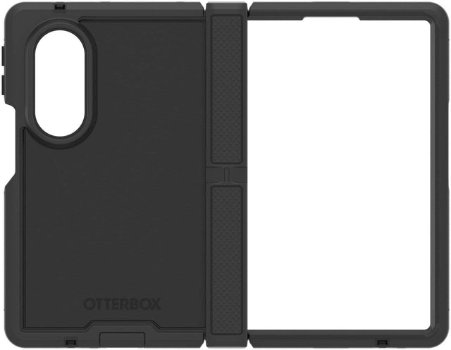 Front. OtterBox - Defender Series Pro XT Hard Shell for Samsung Galaxy Z Fold8 - Black.