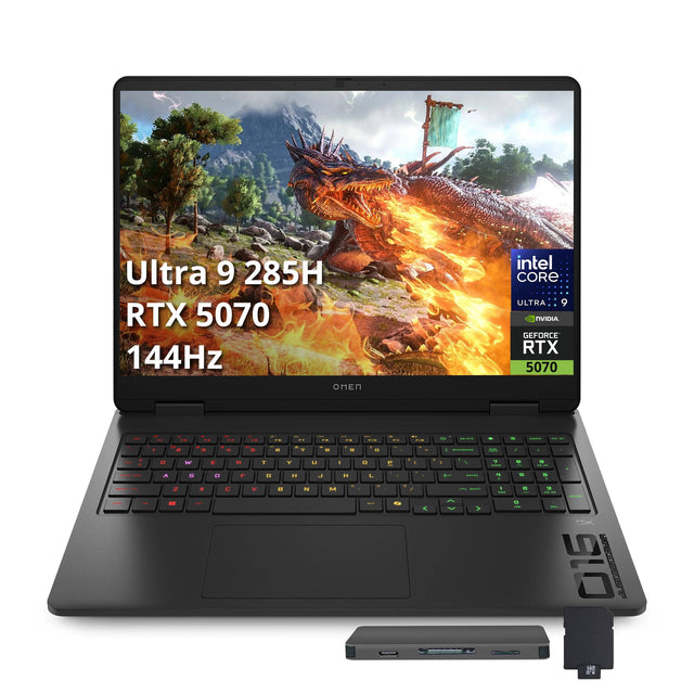 Ultra 9 285H  
RTX 5070  
144Hz  
Intel Core Ultra 9  
NVIDIA GeForce RTX 5070