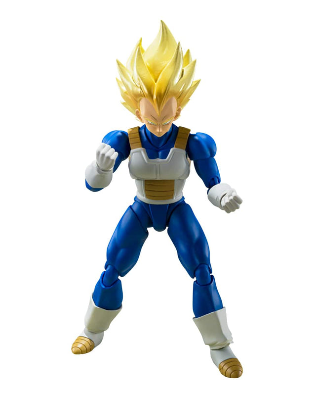 Front. Bandai - Super Saiyan Vegeta - Awakened Super Saiyan Blood - Dragon Ball Z - S.H.Figuarts 5.3" Figure.