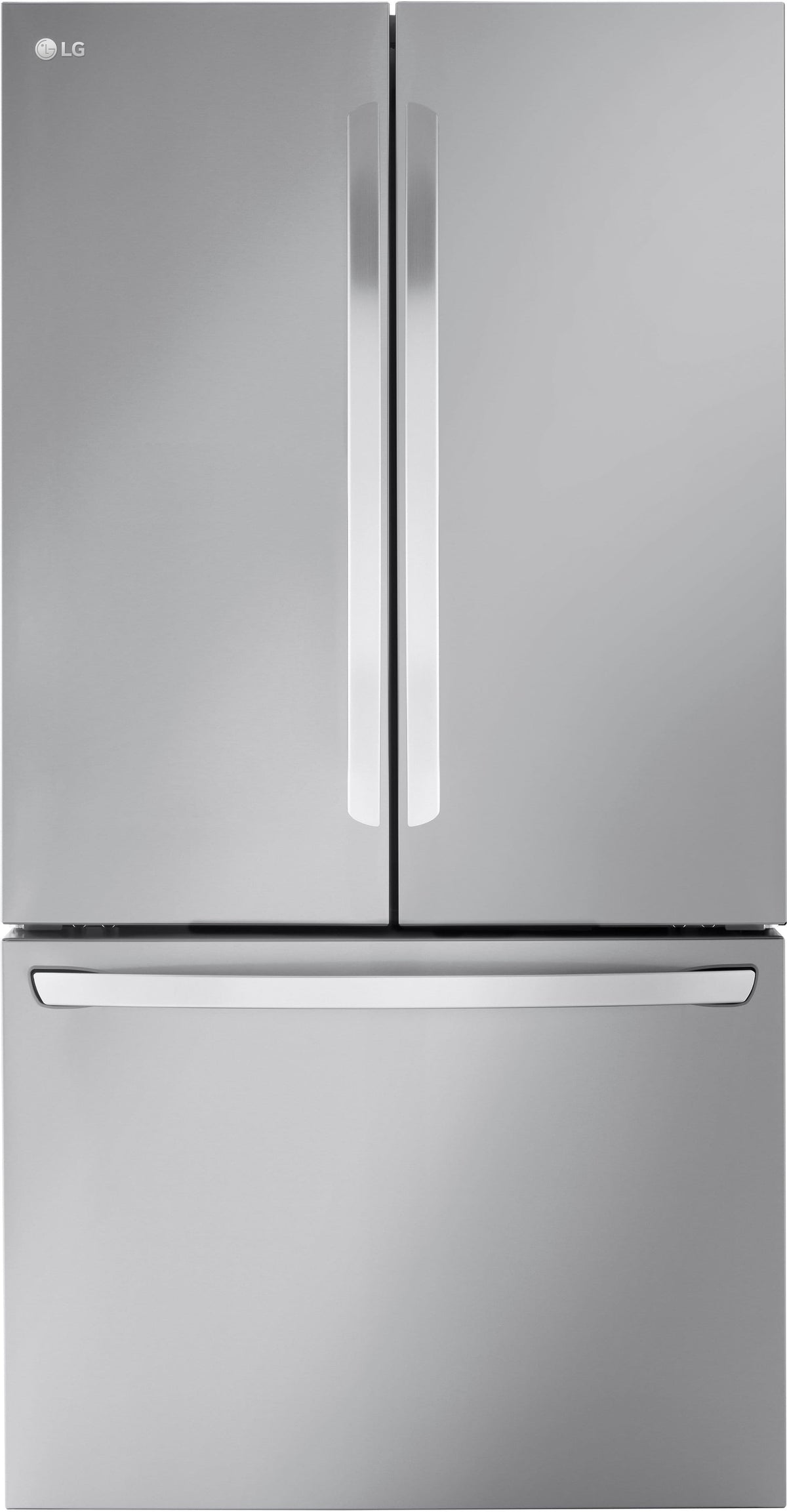 LG - 36-in Wide Standard-Depth MAX 31.7 Cu. Ft. French Door Smart Refrigerator with Internal Water Dispenser - Stainless Steel