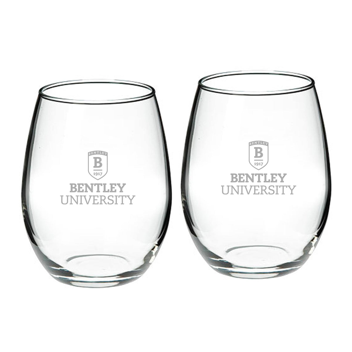 Jardine - Bentley Falcons 21oz. 2-Piece Stemless Wine Glass Set - Multicolor