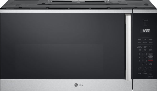LG - 1.8 Cu. Ft. Over-The-Range Smart Microwave with Sensor Cooking and EasyClean - Stainless Steel