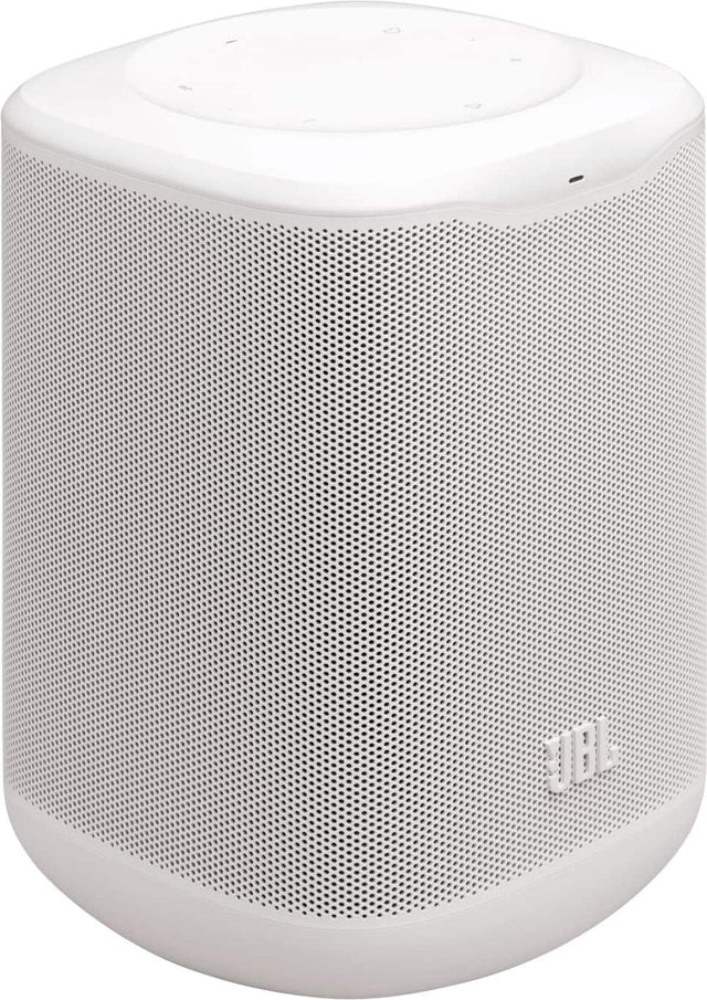 Front. JBL - Cove M1 Compact Wi-Fi home speaker for easy whole-home listening - 2026 - White.