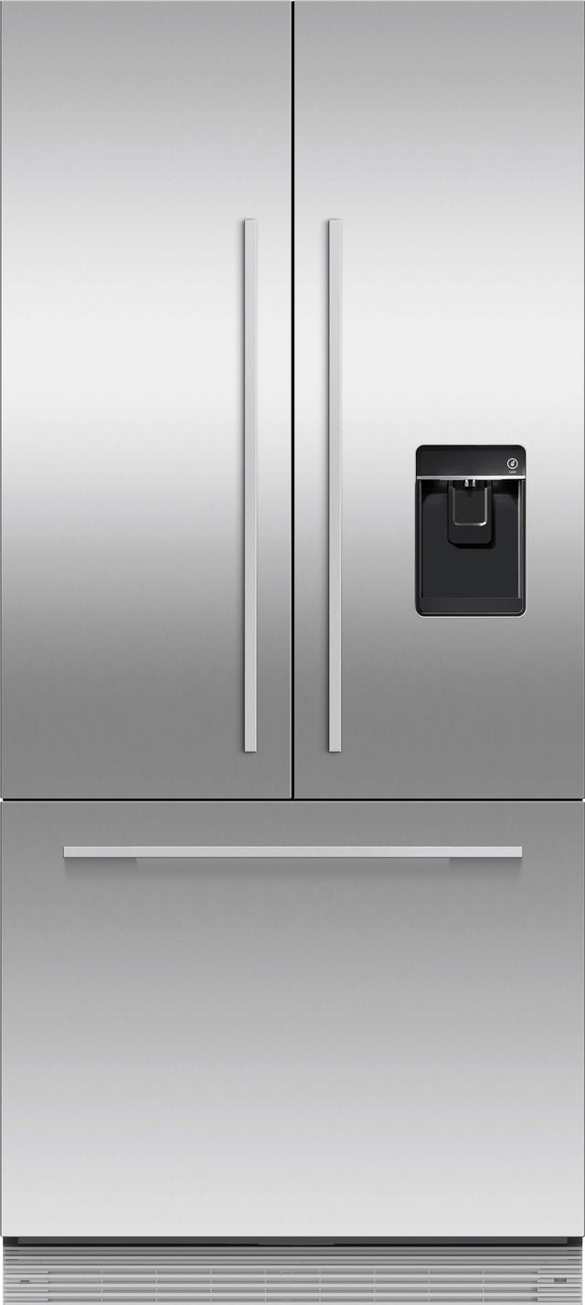 Front. Fisher & Paykel - Door Panel Kit for Fisher & Paykel Refrigerator/Freezers - Stainless Steel.