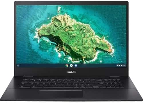 ASUS - Refurbished Excellent - Chromebook CX1 CX1700CKA 17.3” FHD Intel Celeron N4500 1.1 GHz up to 2.8 GHz 4GB 128G eMMC ChromeOS - Mineral Grey