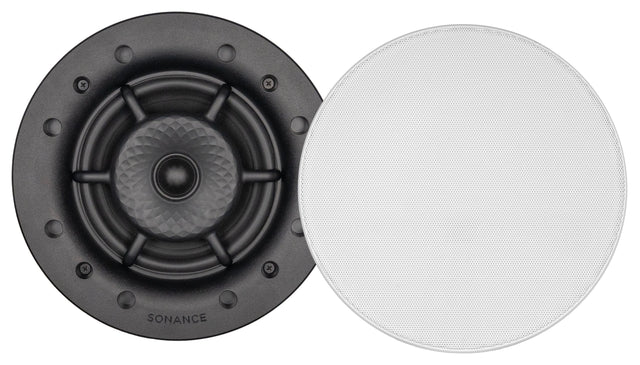Front. Sonance - VXXT6R SINGLE SPEAKER - Visual Experience Extreme 6-1/2" 2-Way Indoor/Outdoor In Ceiling Speaker (Each) - Paintable White.