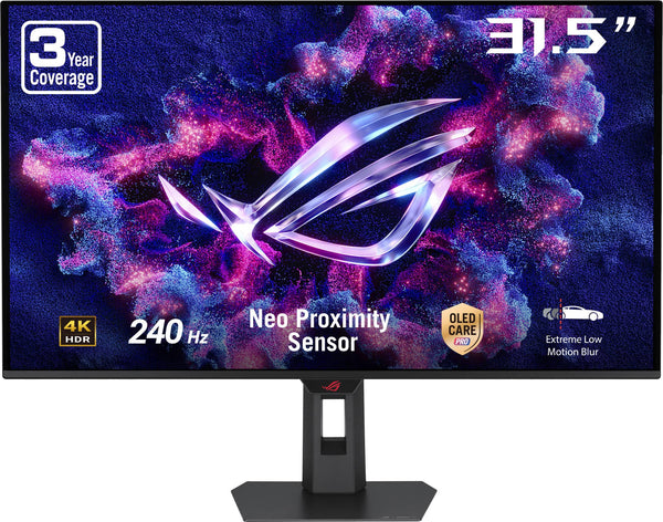 ASUS - ROG Strix 32" 4K OLED 240Hz 0.03ms Gaming Monitor with FreeSync Premium Pro and HDR (DisplayPort, HDMI) - Black